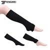 Hot selling black Moslem Socks patent certificate unisex breathable plain cotton no need take off cooldry Muslim crew socks