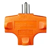 T-shaped Grounded Wall Adapter Triangle Tap