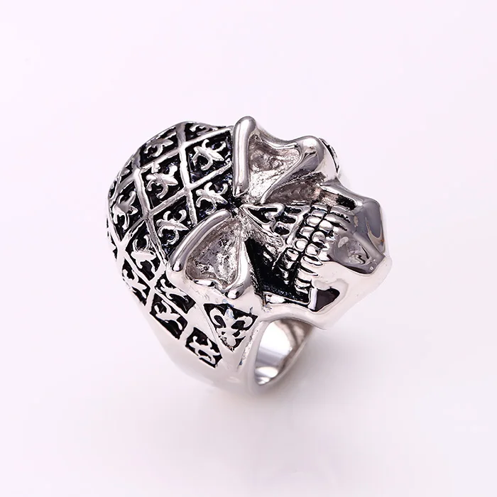 

12316-women fashion skull jewelry fancy finger skull ring