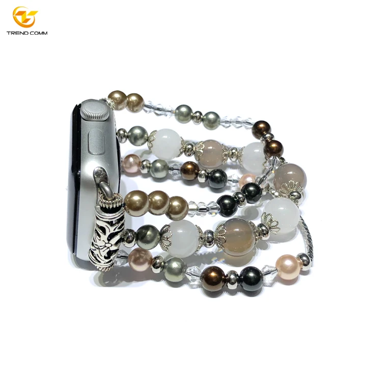 

Amazon good design White Concise Stylish Gemstone  Band