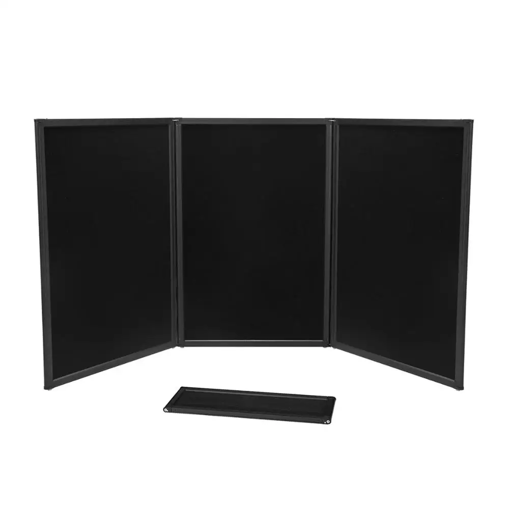 
Tabletop fabric folding panel board display 