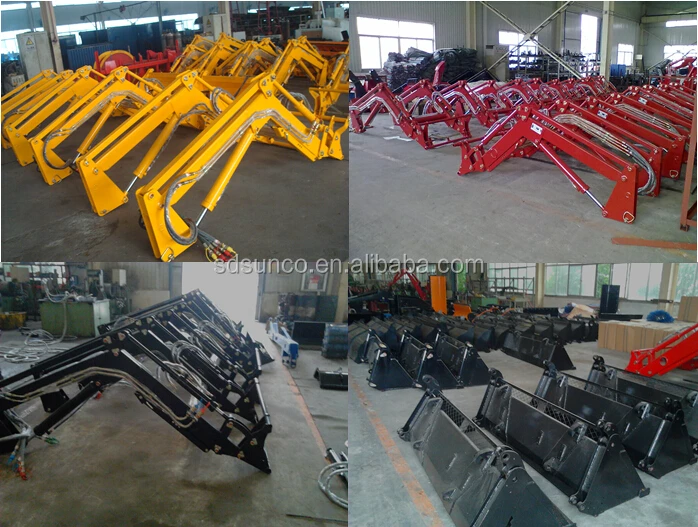 Front End Loader For Kubota Tractor/ Factory Design Front Loader Farm