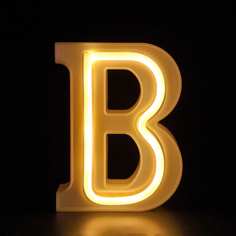 Led Alphabet Letter Light For Home Decoration Letter Lights Neon ...