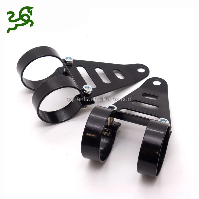 Universal Motorcycle Front Light Holder Headlight Mount Brackets Fork
