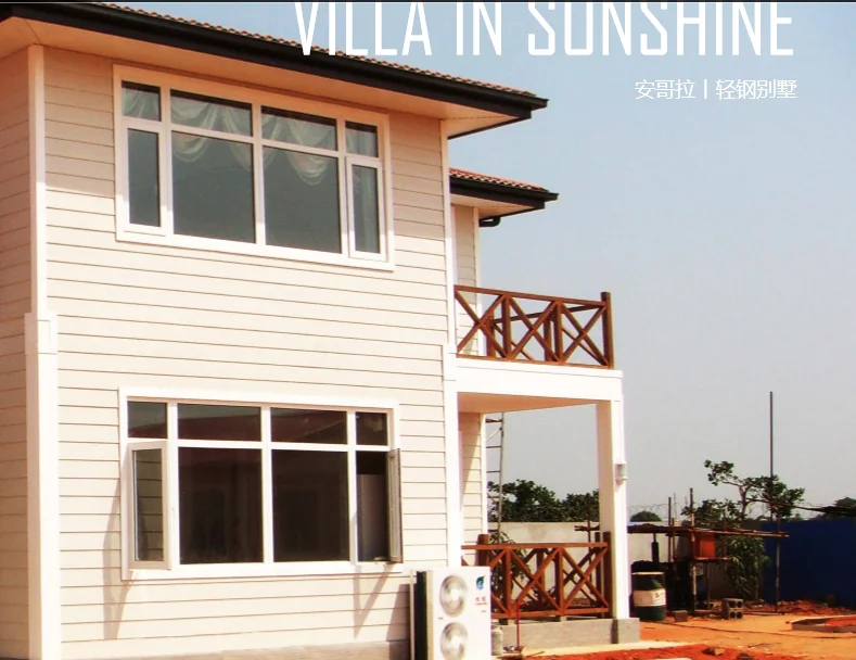 Caribbean Prefabricated Light Steel Structure Villa house