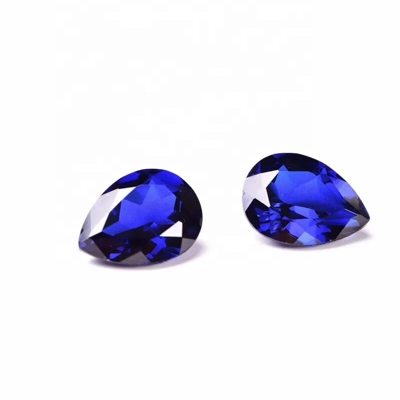 

hot sales sapphire cheaper price 33# pear cut clean sapphire manual sapphire every month supply