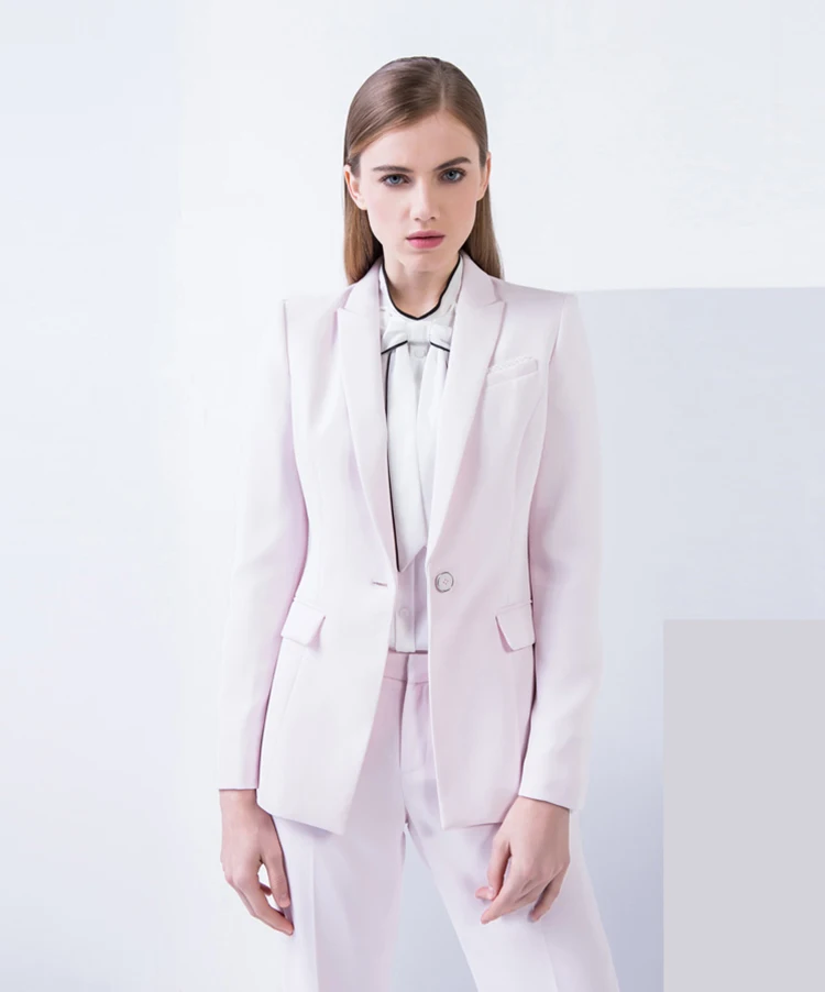 pink formal suit ladies