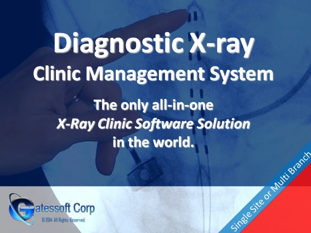 
Diagnostic X ray Clinic Management System 