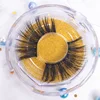 Wholesale 25mm Synthetic Fiber Eyelash Packaging Box Custom 3D Hand Made False Eyelashes