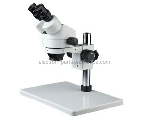 Binocular Zoom Stereo Inspection Microscope Large Base Pillar Stand
