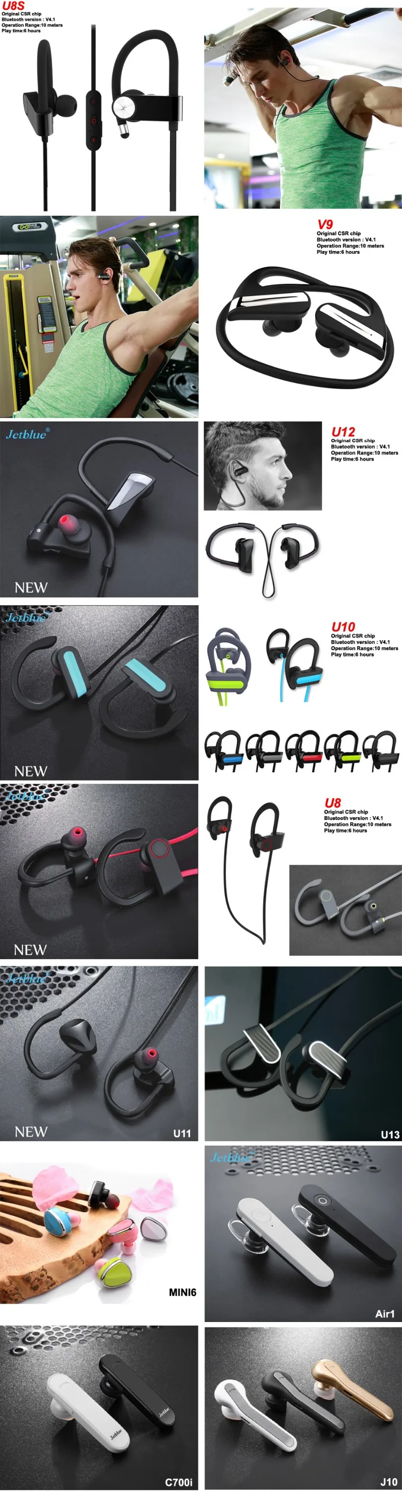 2019 Best Selling Phone Accessories Mobile Earhook Wireless Bluetooth
