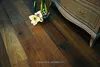 2017 new design antique style black solid surface oak parquet engineered wood flooring