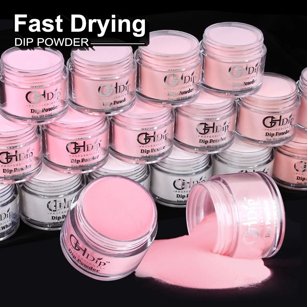 

Natural Pink and White Color Nail Dipping Powder Kit, French Dip Kit, China Factory Supplier wholesale price