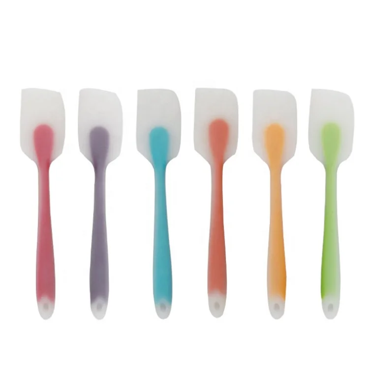 

Factory Wholesale BPA Free and Eco-friendly Reusable Kitchen Utensils Silicone Spatula Cosmetic, Pantone color