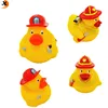 Best quality hot sale Wholesale New Design Rubber Toy Worker Duck Cartoon Bath Toy