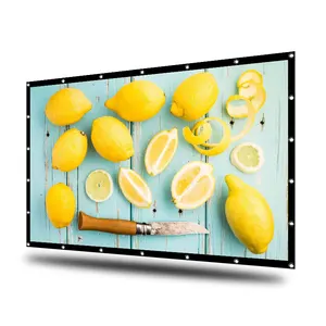 Easy Fold 80 inch 16 9 Portable Projector Screen