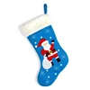 velvet christmas stocking with initial holiday christmas ornaments