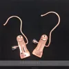 Copper Gold Finish Metal Single Hook Boot hangers Clip