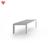 Particle Board Table Top Coffee Table with Aluminum Legs