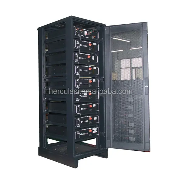 Standard 19 Inch UPS Inverter Rack Cabinet - 50kwh Battery