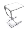 Wholesale price rose gold base and artificial stone countertop side table