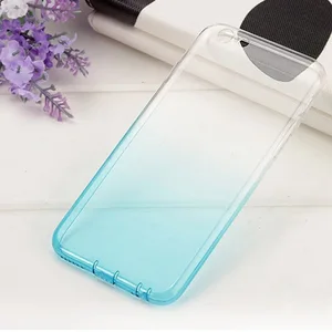 High Quality Gradient Color Transparent Ultra Thin Clear TPU Phone Cases For iPhone X/XS Max/XR