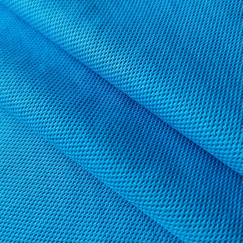 
China mill breathable polycotton pique jersey fabric high color fastness for kids campus polo uniforms RTS 2009 
