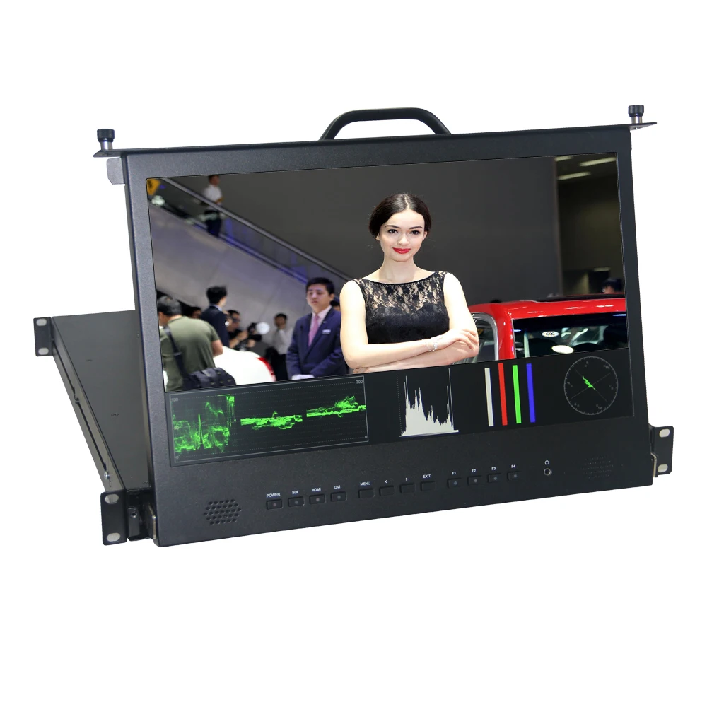 

Lilliput RM-1730S NEW 17.3" Full HD pull-out Rack Monitor with SDI and HDMI cross conversion