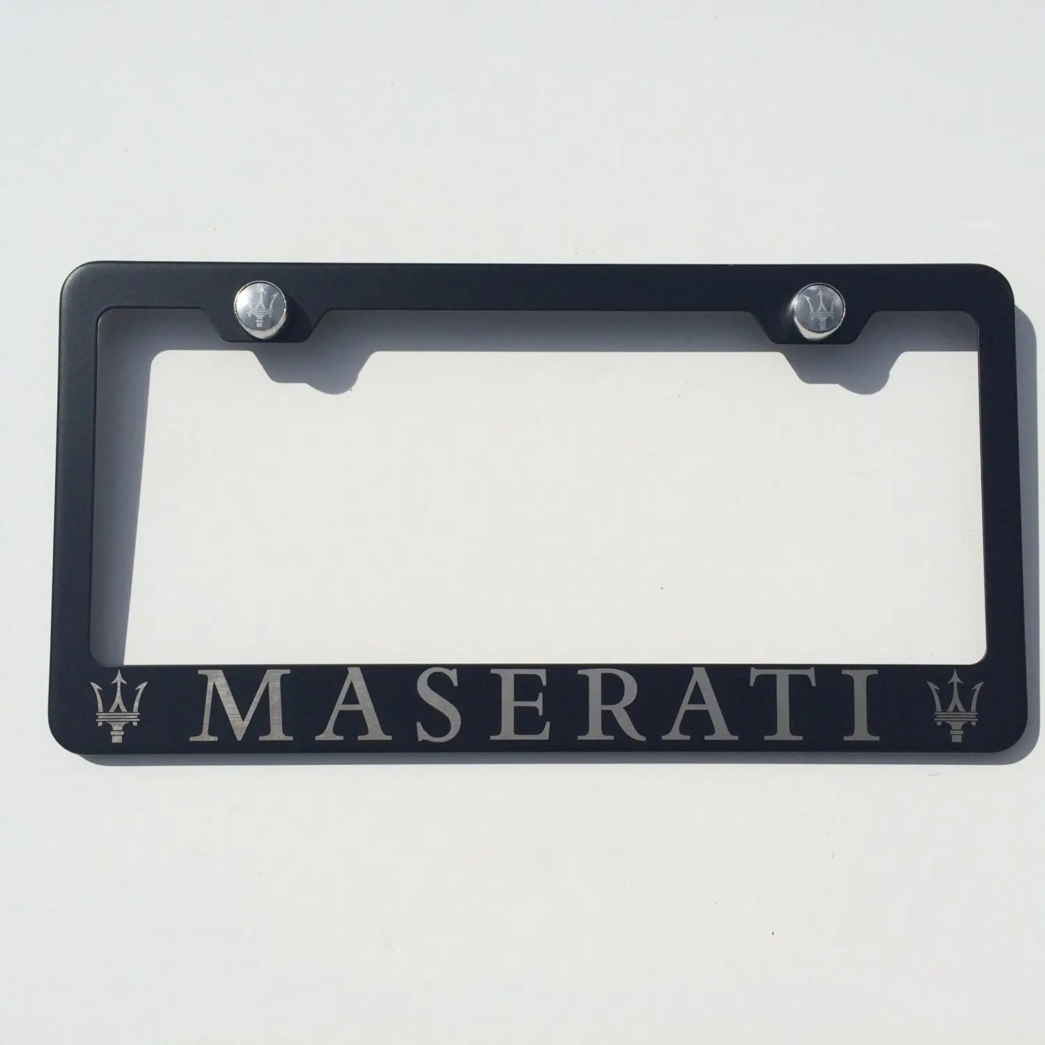 Maserati license plate frame Maserati license plate frame