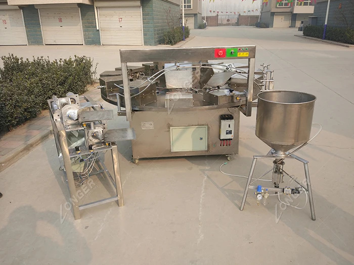Commercial Used Pizzelle Machine Rolled Sugar Ice Cream Cone Moulding Machine