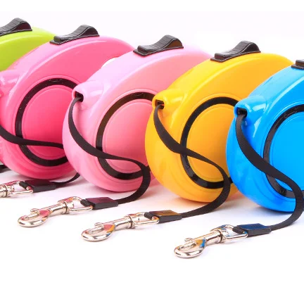 

Amazon hot sale fashion popular Walking Retractable Nylon Small Pet Dog Show Collar