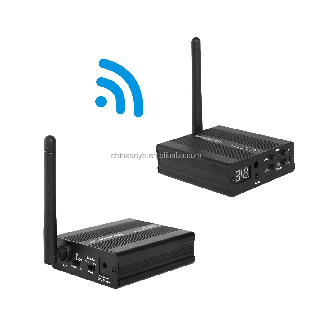 

2.4GHz RF digital wireless audio transceiver for home theatre system and stage music system