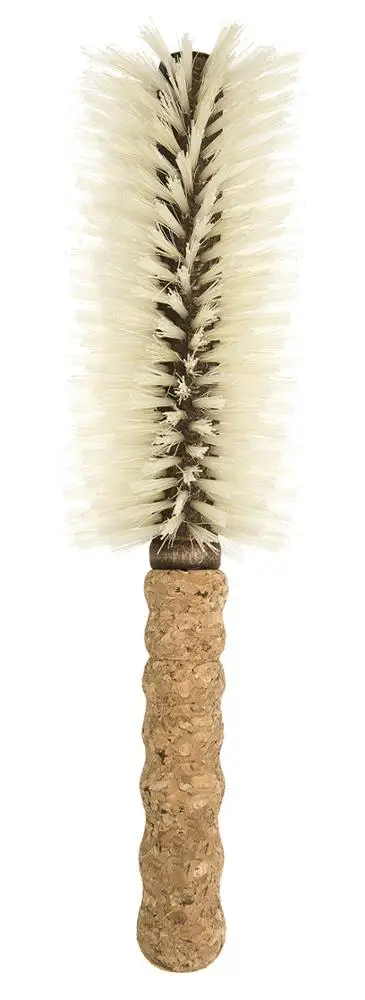 
High Quality Professional Salon Use Heat Resistant Boar Bristle Cork Handle Round Hair Brush 