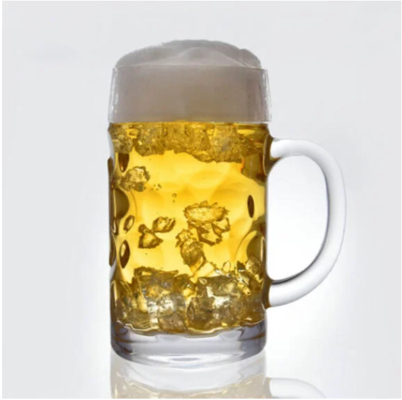 

Oktoberfest 44 Oz Dimpled Glass jumbo Beer Mug