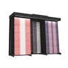 CT002 Tile Floor Show Cabinet/ Single side oblique display rack/solid wood bathroom floor cabinet