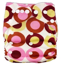 Impressões Fralda de Pano ALL IN ONE TAMANHO Promocional 1 pcs Lavável Reutilizáveis Bebê Fraldas Tampa Ajustável Para O Bebê