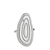 Fashion Jewelry Years Rings for Women Silver Color Stainless Steel Big Annual Ring Adjustable Anillos Mujer Wholesale 4008