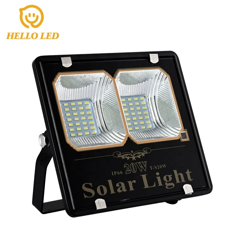 
2020 upgrade Super bright waterproof IP65 outdoor remote 300w solar powered flood light led 