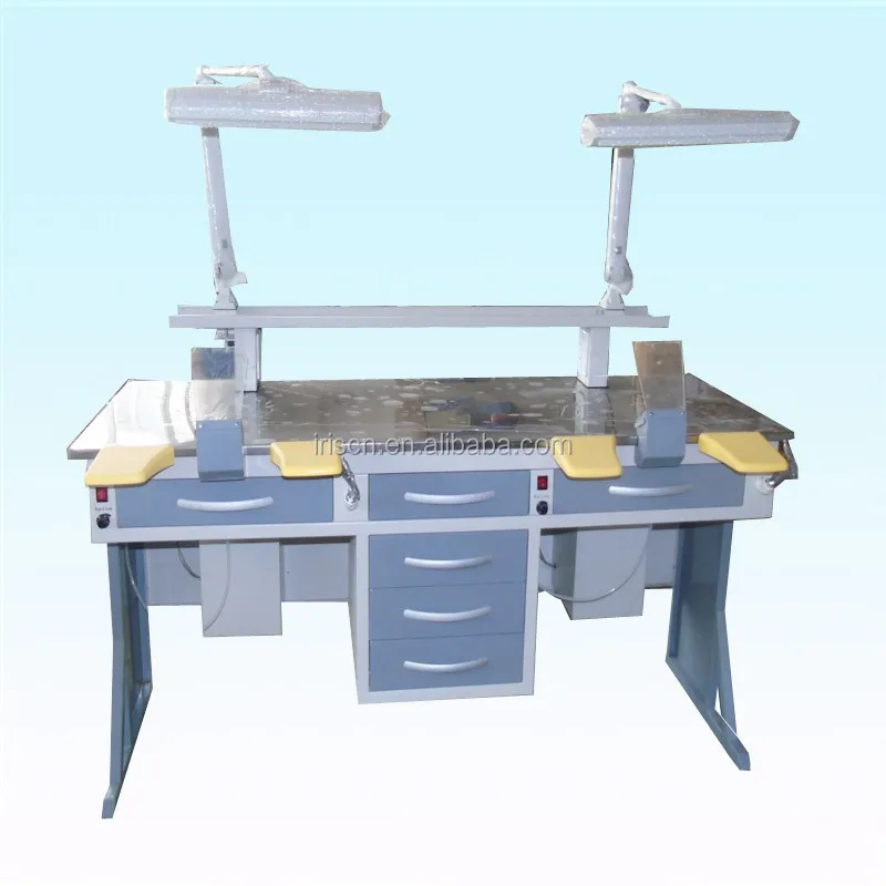 175cm Double Person Dental Lab Work Station New Type Dental Lab Bench