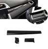 3Pcs/Set Car Interior Accessories Carbon Fiber Console Center Dashboard Cover Trim Sticker For Honda Civic 2016/2017