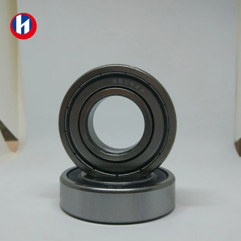 

chrome steel ring single row deep groove ball bearing 6002 Long life high precision