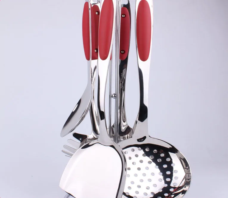 3mm Thickness Silicone Handle Stainless Steel Cooking Tool Kitchen