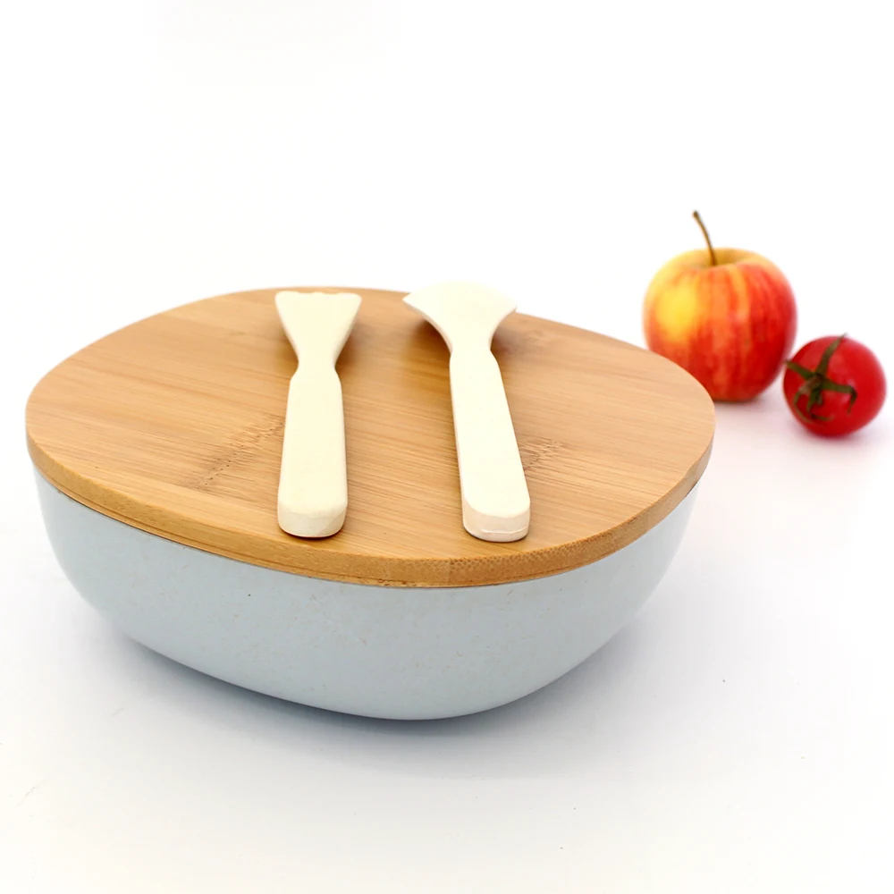 Disposable Bamboo Fiber Melamine Salad Bowl With Lid Buy Bamboo