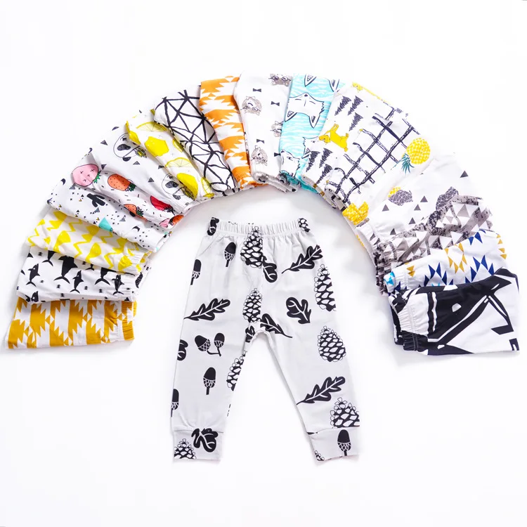 

custom baby jogger pants 100% cotton knitted infant baby jogger pants OEM