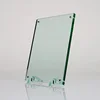 Fixture Displays 8.5 x 11 acrylic frameless photo frame with angled feet, acrylic picture frame