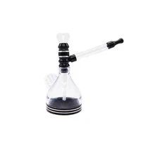 

New Arrival Glass Tobacco Pipe Wholesale Mini Creative Hookah Mix Color Glass Smoking Pipe Tobacco Water Pipe