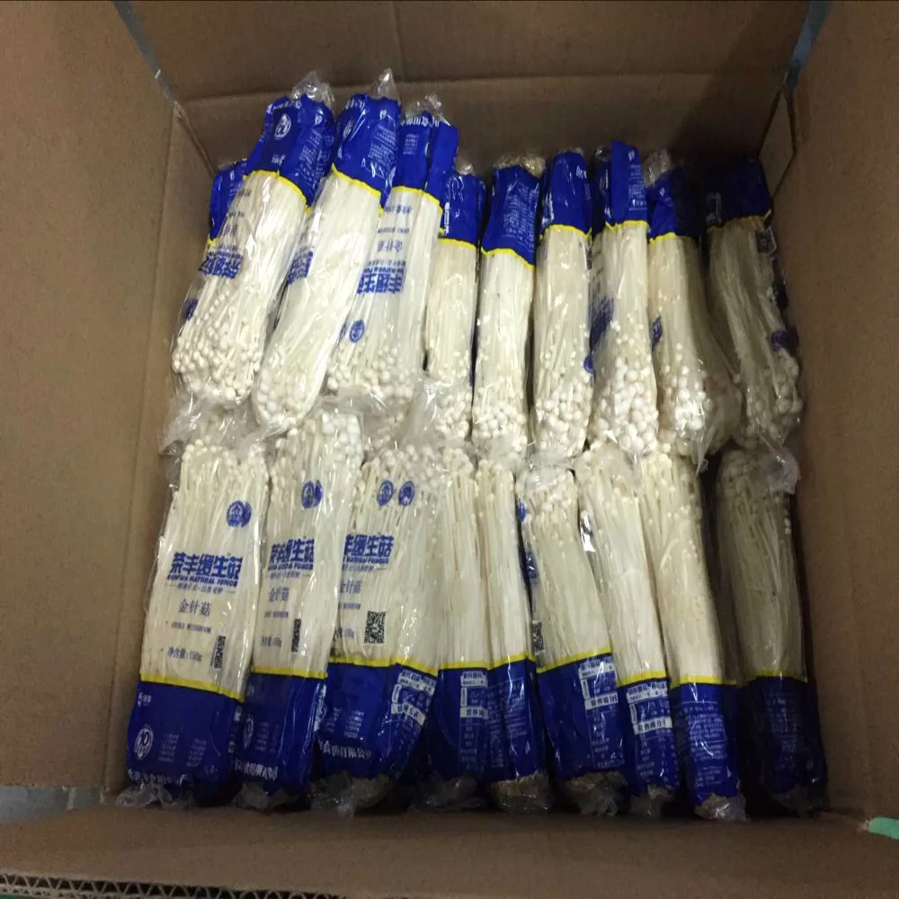 
Chinese farm supple fresh Enoki mushroom 