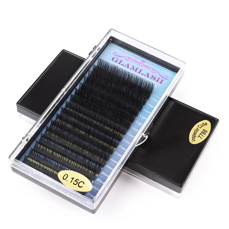 

16 Rows High quality mink eyelash extension individual eyelashes natural eyelashes makeup fake false eyelashes, Natural black