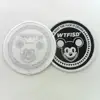 Polyester yarn flat embroidery patches
