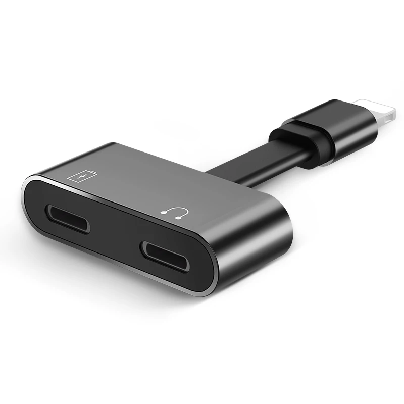 

High- end brand Torras for iphone 7/8 XS MAX XR Charging 8 pin usb 2 in 1 connector splitter earphone headphone audio adapter, N/a